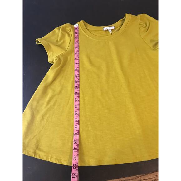 Anthropologie Eri + Ali Westward Yellow Swing T-Shirt - Size Medium - NWT - Picture 6 of 11
